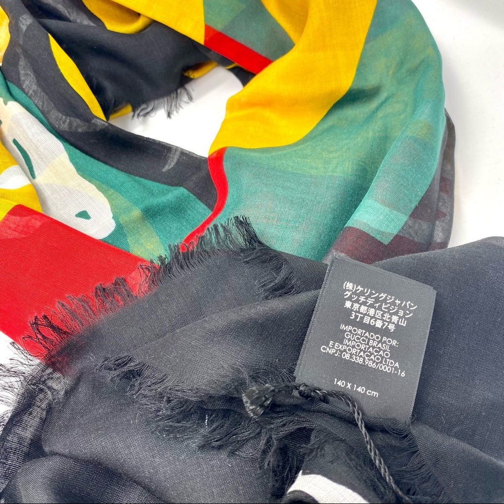 Gucci limited multicolor shawl tomorrow scarf - Picture 9 of 12